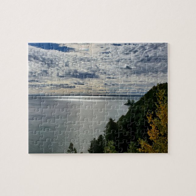 Lake Huron, Mackinac Island view Jigsaw Puzzle (Horizontal)