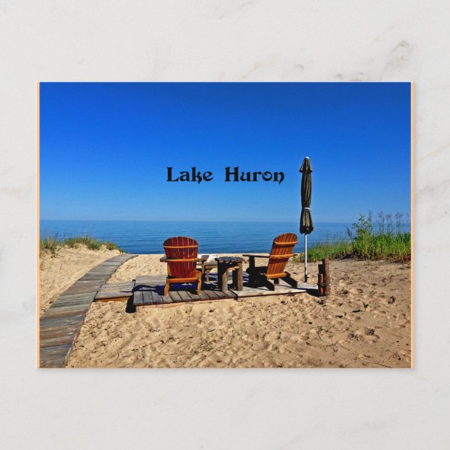Lake Huron Postcard (Front)
