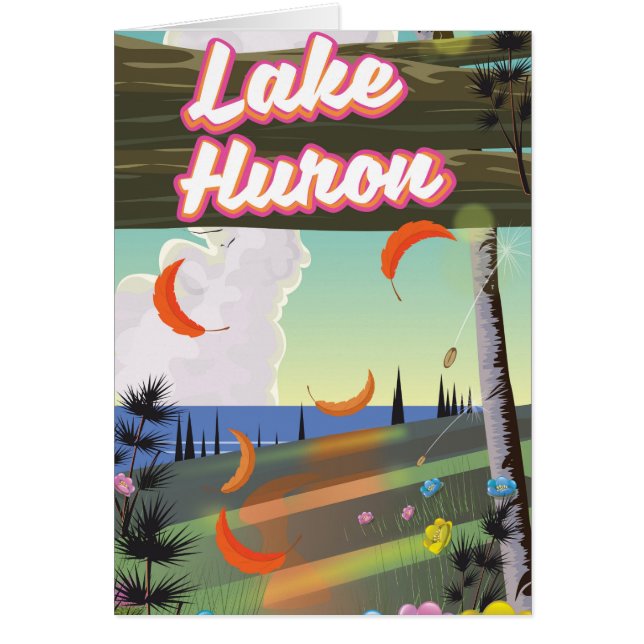 Lake Huron Travel poster (Front)