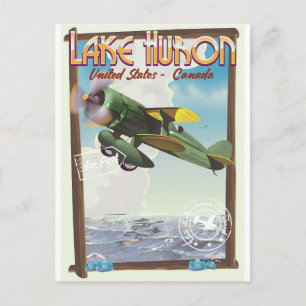 Lake Huron - USA - Canada Postcard