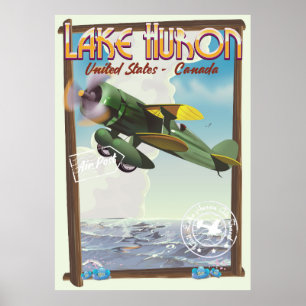 Lake Huron - USA - Canada Poster