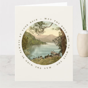 Lake in Kerry Ireland with Irish Blessing Card
