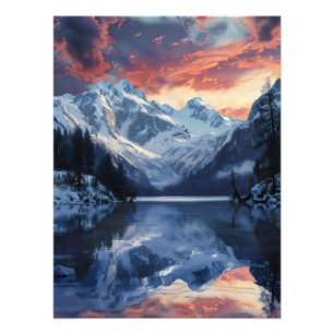 Lake in Mountains Photo Print