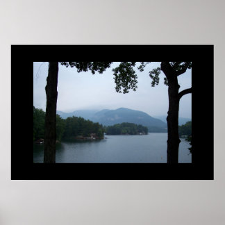 Lake in NC Mountains. Poster