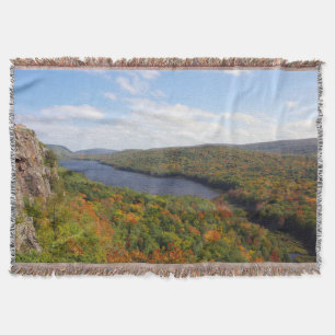 Lake in the Clouds throw blanket