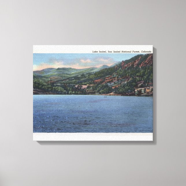 Lake Isabel, Colorado Canvas Print (Front)