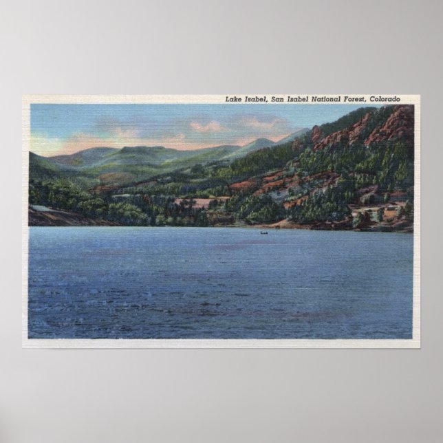 Lake Isabel, Colorado Poster (Front)
