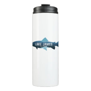 Lake James North Carolina Fish Thermal Tumbler