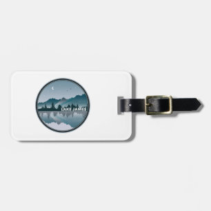 Lake James North Carolina Reflection Luggage Tag
