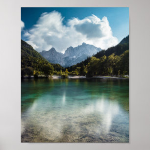 Lake Jasna in Kranjska Gora, Slovenia Poster