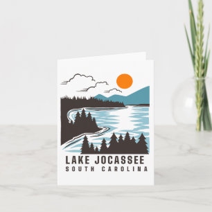 Lake Jocee South Carolina Summer Lake Life Boating Card