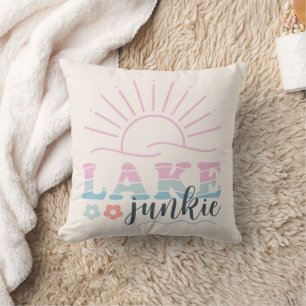 Lake Junkie Throw Pillow