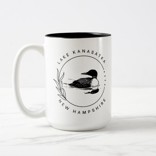 Lake Kanasatka Loon Mug (Left)