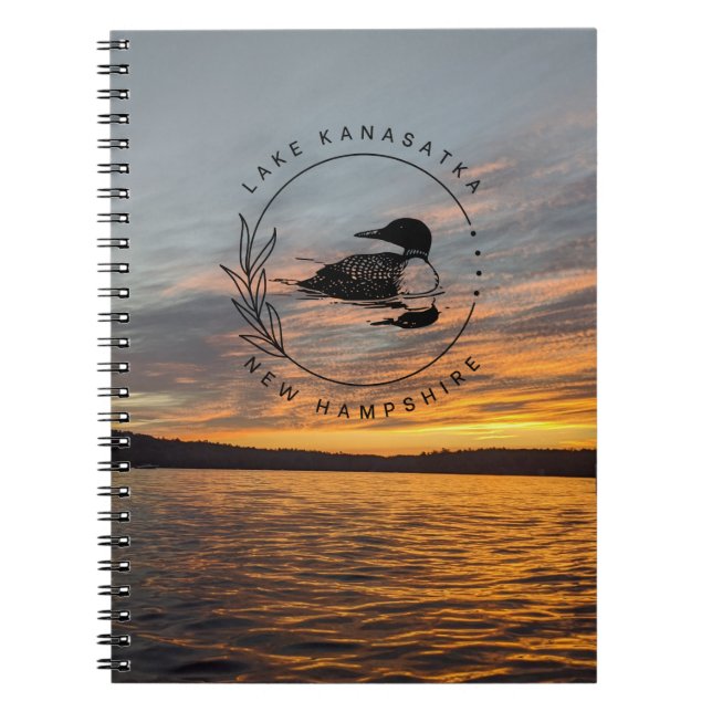 Lake Kanasatka Loon Notebook (Front)