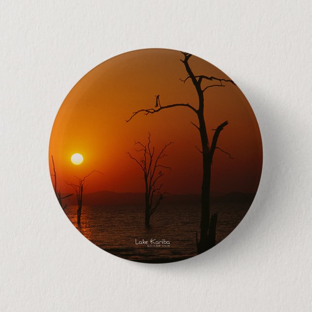 Lake Kariba 2 Inch Round Button (Front)