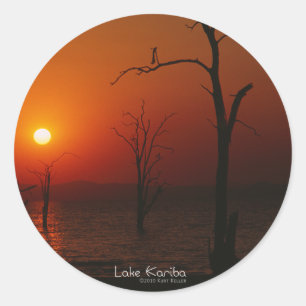 Lake Kariba Sunset Sticker