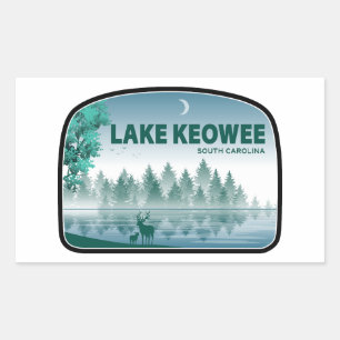 Lake Keowee South Carolina Deer Sticker