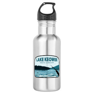 Lake Keowee South Carolina Fishing Rod 532 Ml Water Bottle