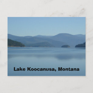 Lake Koocanusa Montana Postcard