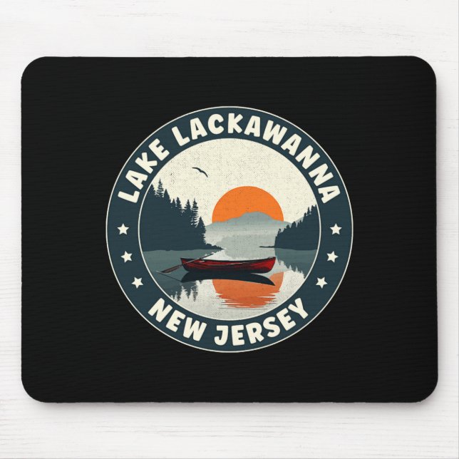Lake Lackaw New Jersey Sunset T Shirt  Mouse Pad (Front)