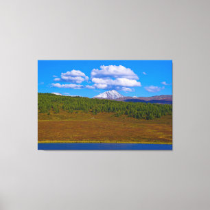 Lake landscape canvas print