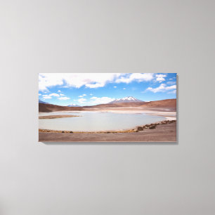 Lake landscape on the Altiplano canvas Print