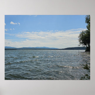 Lake landscape poster