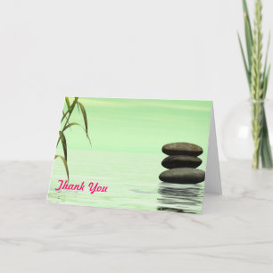 lake landscape thank you note card