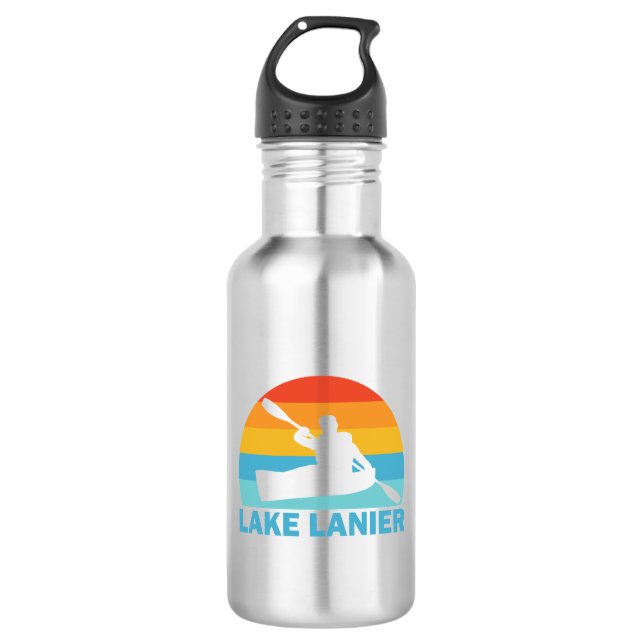 Lake Lanier Georgia Kayak 532 Ml Water Bottle (Front)