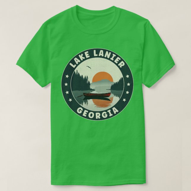 Lake Lanier Georgia Sunset TShirt (Design Front)