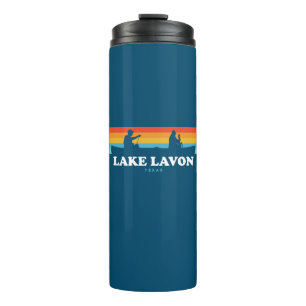 Lake Lavon Texas Canoe Thermal Tumbler