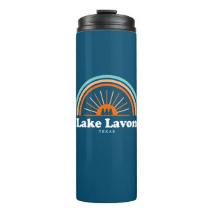 Lake Lavon Texas Rainbow Thermal Tumbler