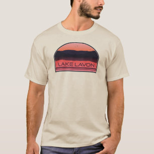 Lake Lavon Texas Red Sunrise T-Shirt