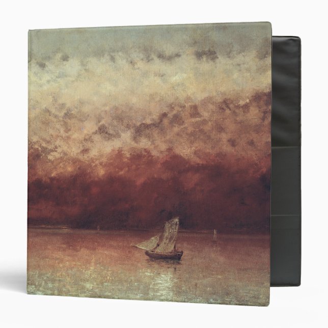 Lake Leman with Setting Sun, c.1876 Binder (Front/Inside)