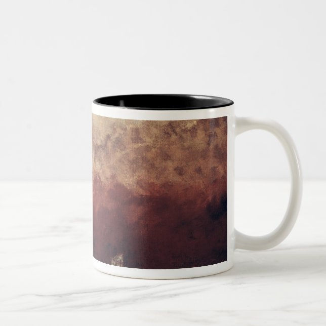 Lake Leman with Setting Sun, c.1876 Two-Tone Coffee Mug (Right)