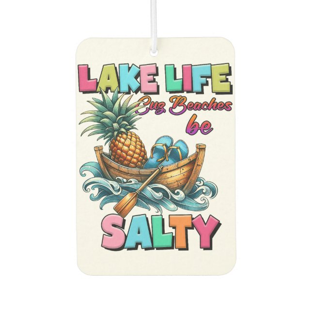 Lake Life Air Freshener (Front)