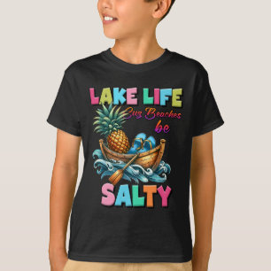 Lake Life Beaches Pineapple Ocean Vibes T-Shirt