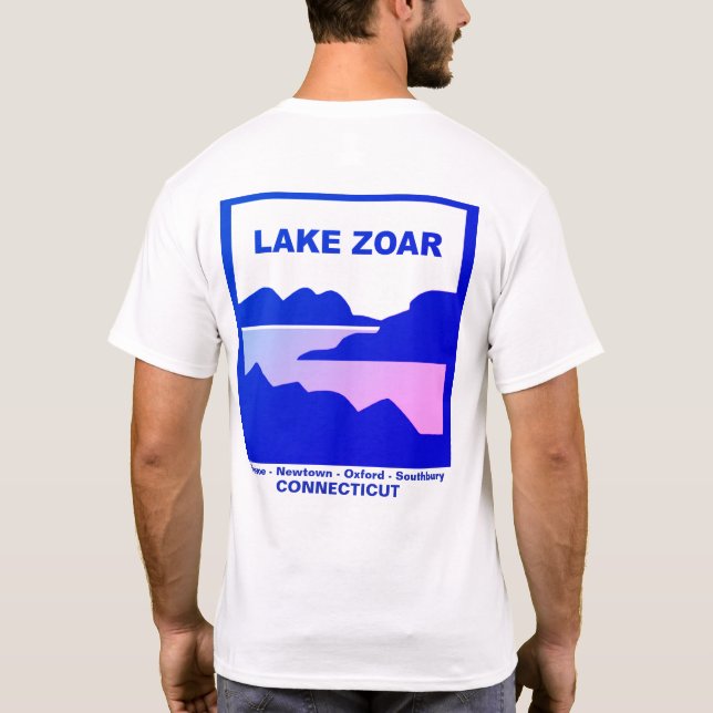 Lake Life Colourful Tee front and back (Back)