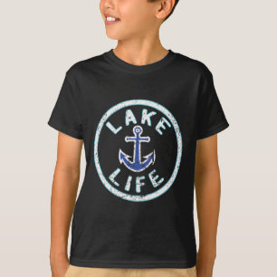 Lake Life Fishing Boating Saying Fisherman Vacatio T-Shirt