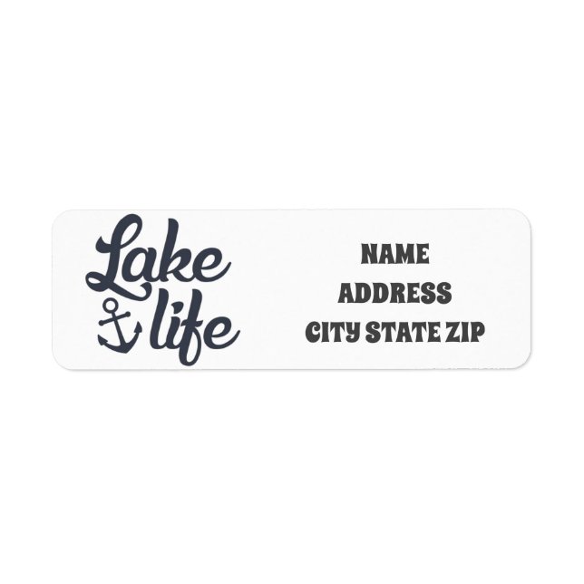 ***LAKE LIFE*** LABEL (Front)