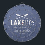 Lake Life Paddles Personalized Dartboard<br><div class="desc">Message me if you need assistance or have any special requests.</div>