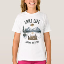 Lake Life Retro Grunge Family Vacation Match