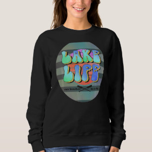 Lake Life Retro Summer Pastel Camping Salty Beache Sweatshirt