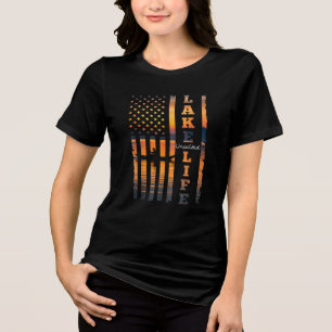 Lake Life Unsalted T-Shirt Bella Canvas Summer Tri-Blend Shirt