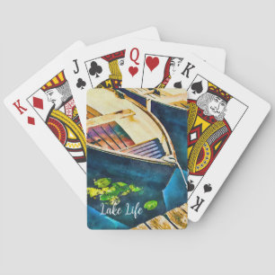 Lake Life Watercolor Playing Cards
