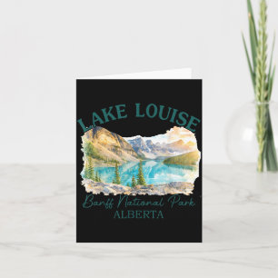 Lake Louise Alberta Banff National Park Canada Card