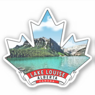 Lake Louise, Alberta Canada Maple Leaf