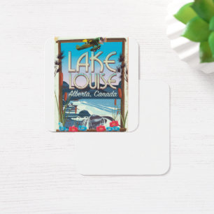Lake Louise, Alberta Canada travel poster