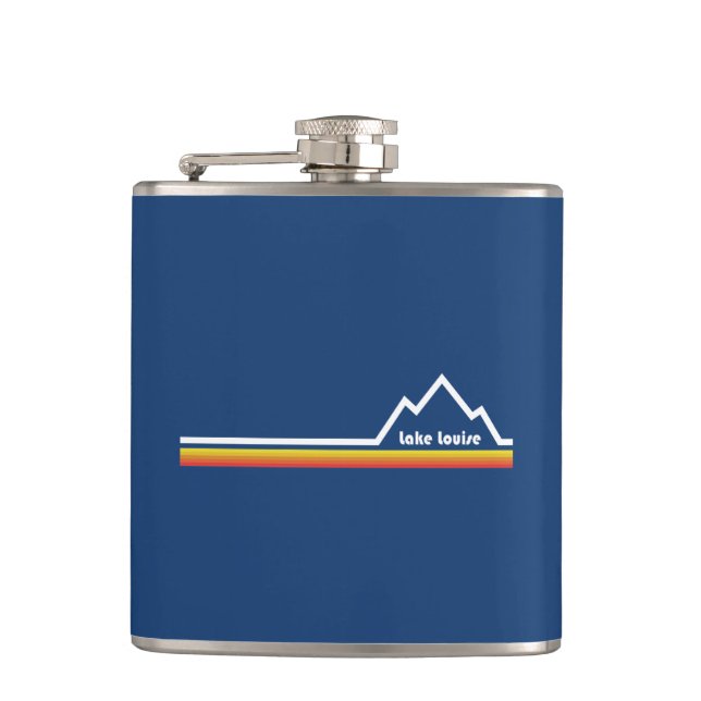 Lake Louise, Alberta Hip Flask (Front)