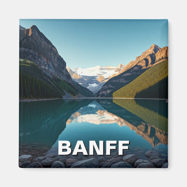 Lake Louise at Banff National Park Canada Magnet (Front)